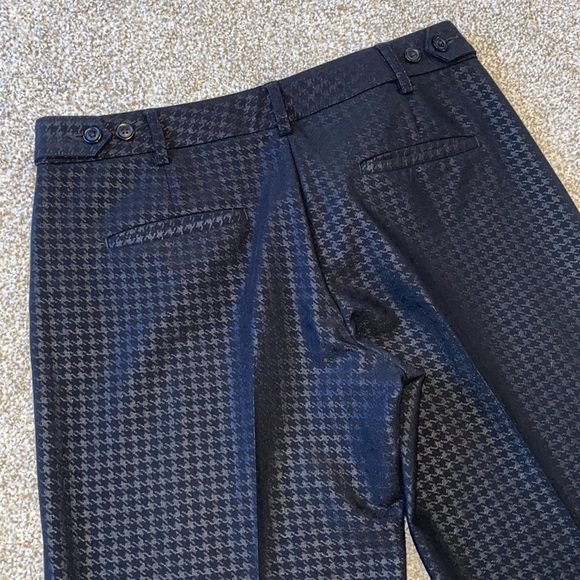 ⛓Express Editor Pant In Black Houndstooth - Picture 7 of 11
